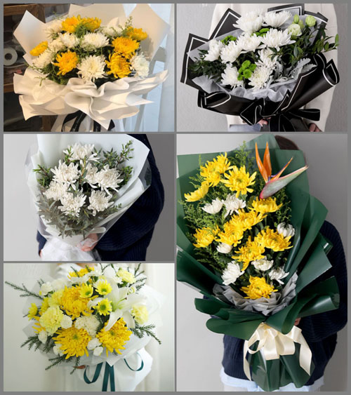 江西吉安新干县界埠乡白事花束代送
